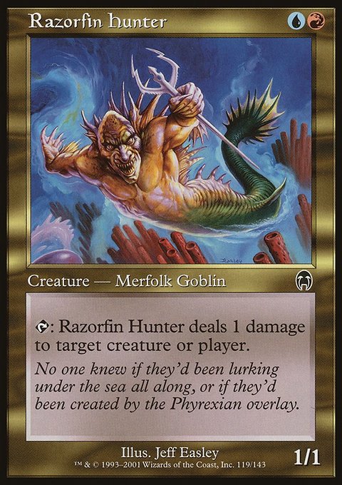 Razorfin Hunter, Apocalypse #119, Magic: The Gathering card