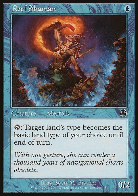 Reef Shaman, Apocalypse #29, Magic: The Gathering card