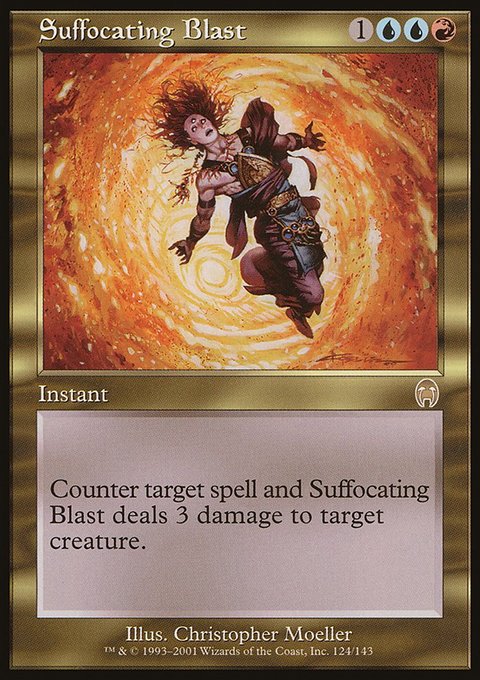 Suffocating Blast, Apocalypse #124, Magic: The Gathering card