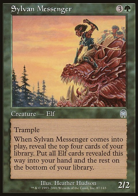 Sylvan Messenger, Apocalypse #87, Magic: The Gathering card