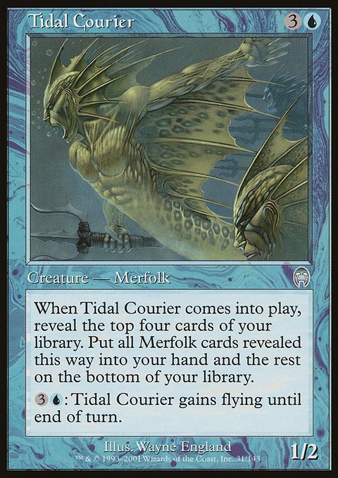 Tidal Courier, Apocalypse #31, Magic: The Gathering card