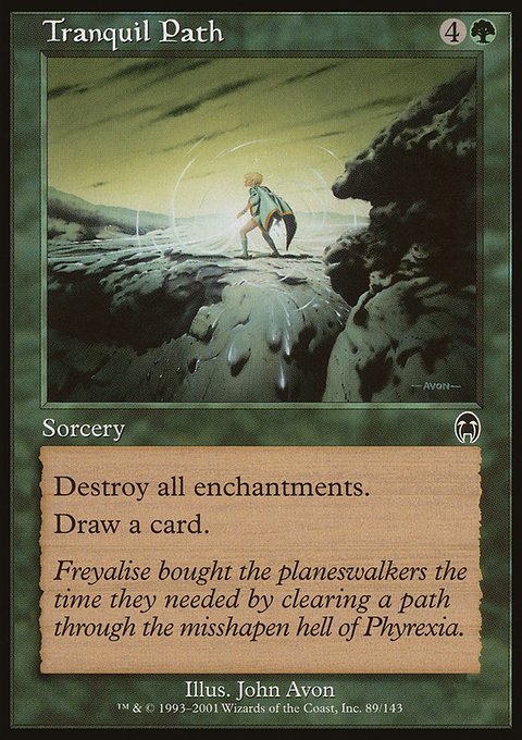 Tranquil Path, Apocalypse #89, Magic: The Gathering card