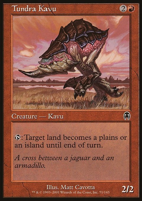 Tundra Kavu, Apocalypse #71, Magic: The Gathering card