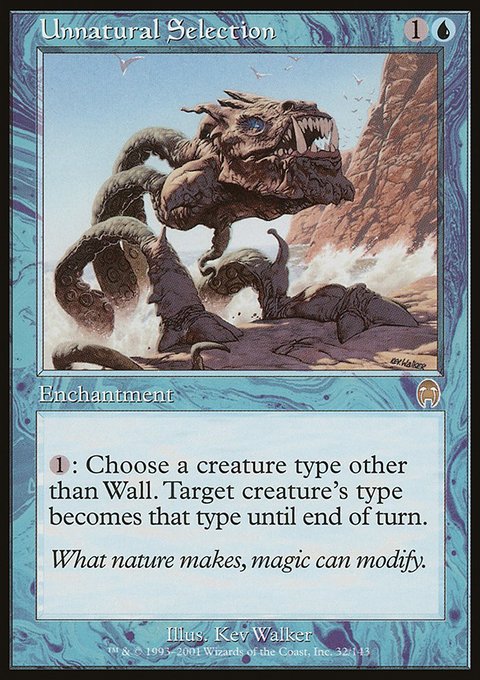 Unnatural Selection, Apocalypse #32, Magic: The Gathering card