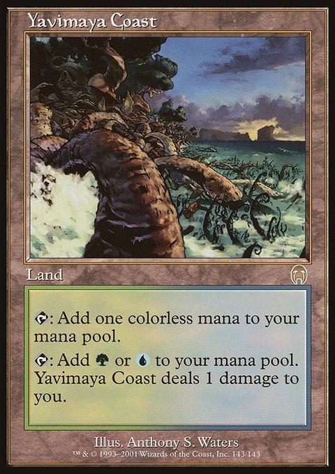 Yavimaya Coast, Apocalypse #143, Magic: The Gathering card