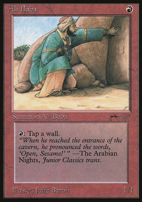 Ali Baba, Arabian Nights #35, Magic: The Gathering card