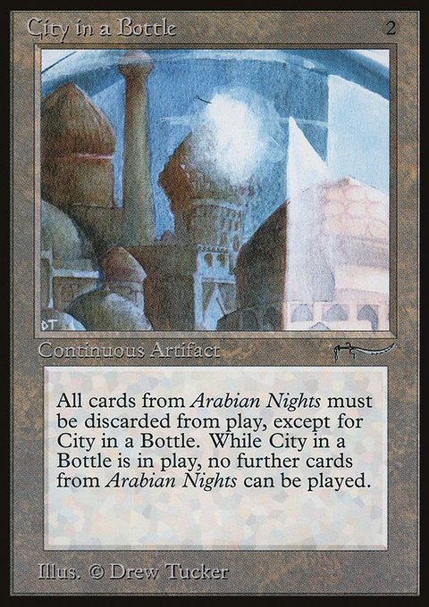 City in a Bottle, Arabian Nights #60, Magic: The Gathering card