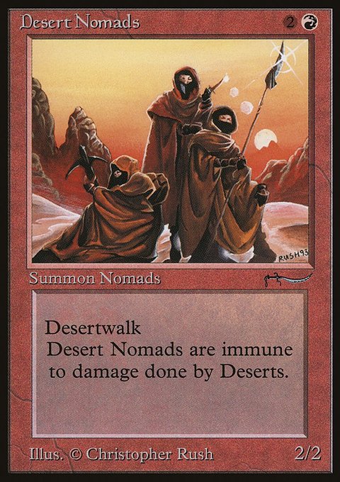 Desert Nomads, Arabian Nights #38, Magic: The Gathering card
