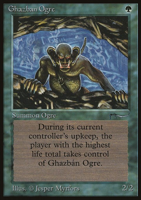 Ghazbán Ogre, Arabian Nights #49, Magic: The Gathering card