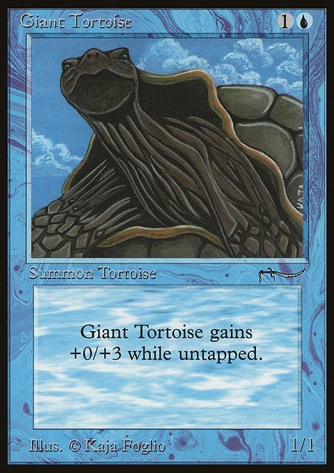 Giant Tortoise, Arabian Nights #15†, Magic: The Gathering card