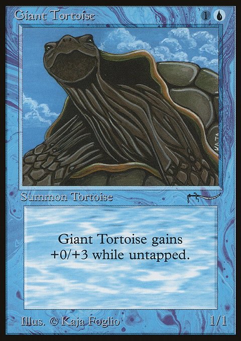 Giant Tortoise, Arabian Nights #15, Magic: The Gathering card