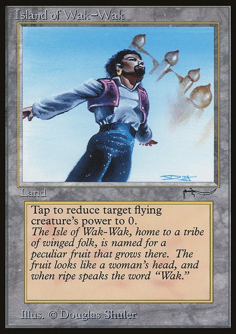 Island of Wak-Wak, Arabian Nights #75, Magic: The Gathering card
