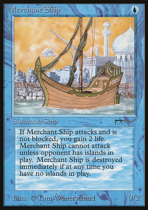 Merchant Ship, Arabian Nights #17, Magic: The Gathering card