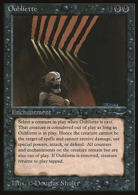 Oubliette, Arabian Nights #31, Magic: The Gathering card