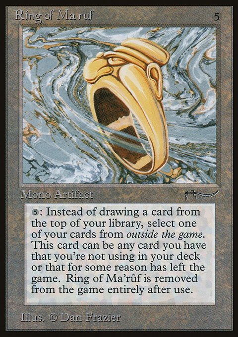 Ring of Ma'rûf, Arabian Nights #68, Magic: The Gathering card