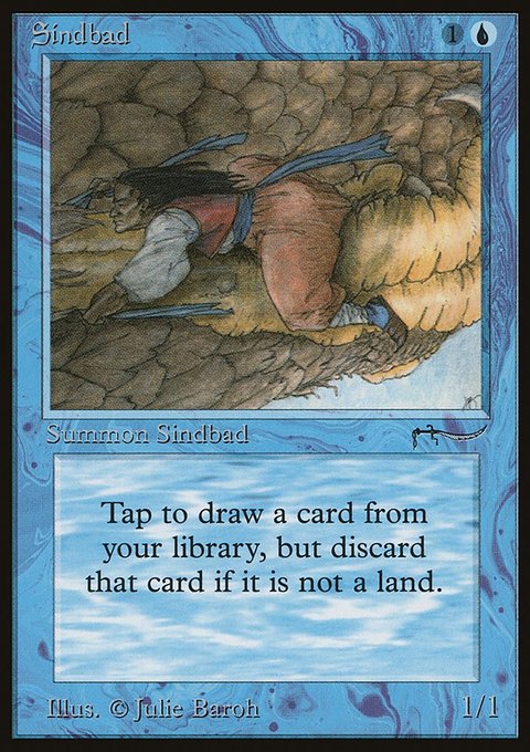 Sindbad, Arabian Nights #21, Magic: The Gathering card