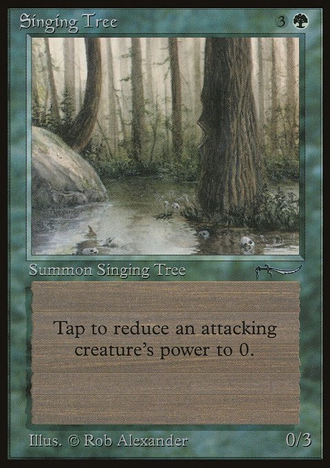 Singing Tree, Arabian Nights #54, Magic: The Gathering card