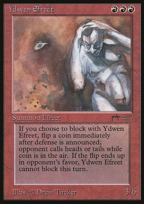 Ydwen Efreet, Arabian Nights #44, Magic: The Gathering card