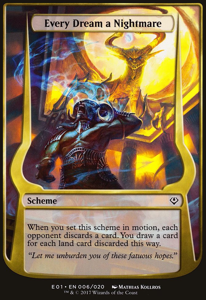 Every Dream a Nightmare, Archenemy: Nicol Bolas Schemes #6★, Magic: The Gathering card