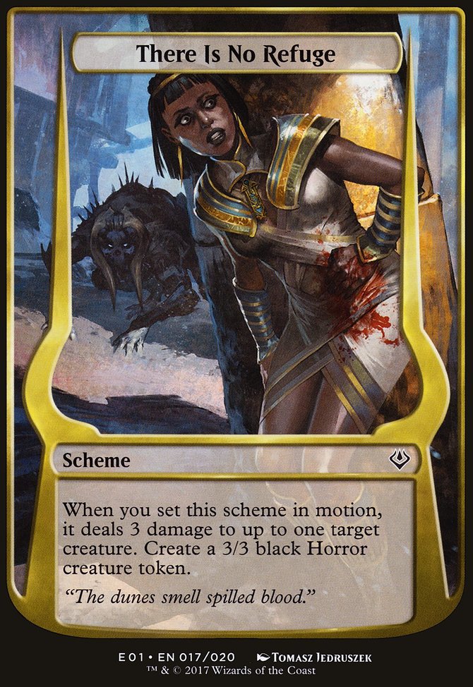 There Is No Refuge, Archenemy: Nicol Bolas Schemes #17★, Magic: The Gathering card