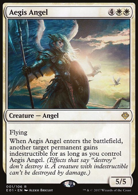 Aegis Angel, Archenemy: Nicol Bolas #1, Magic: The Gathering card