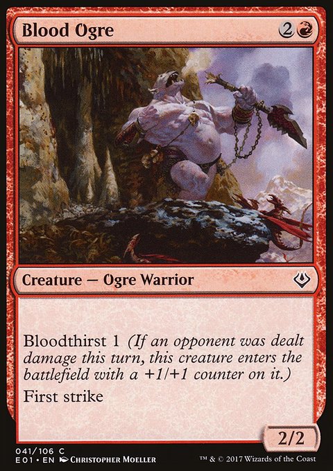 Blood Ogre, Archenemy: Nicol Bolas #41, Magic: The Gathering card