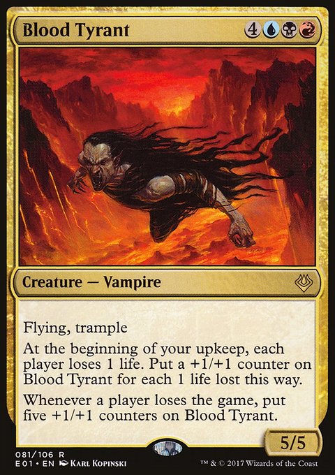 Blood Tyrant, Archenemy: Nicol Bolas #81, Magic: The Gathering card