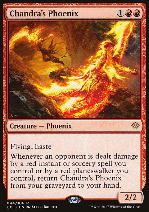 Chandra's Phoenix, Archenemy: Nicol Bolas #44, Magic: The Gathering card
