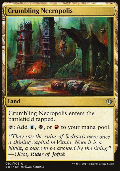 Crumbling Necropolis, Archenemy: Nicol Bolas #92, Magic: The Gathering card
