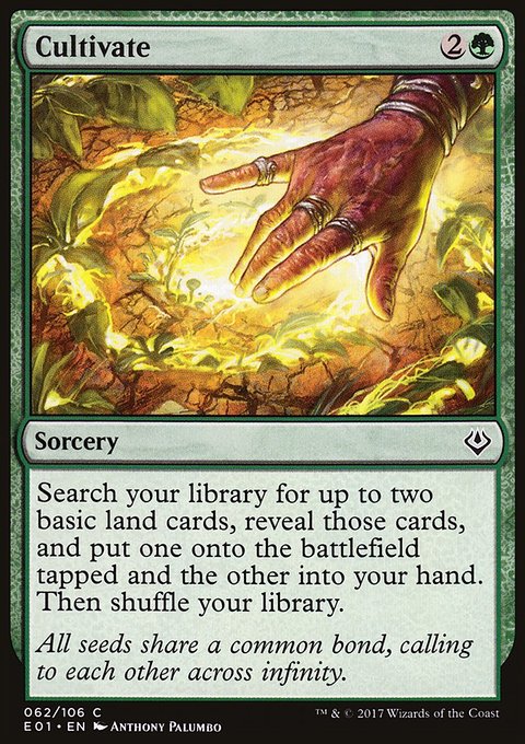Cultivate, Archenemy: Nicol Bolas #62, Magic: The Gathering card