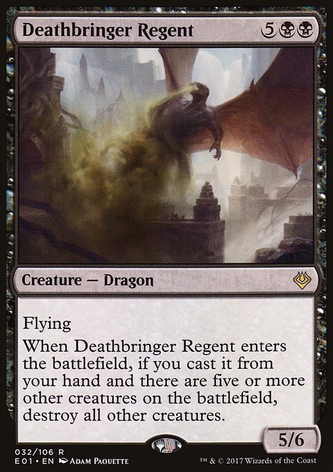 Deathbringer Regent, Archenemy: Nicol Bolas #32, Magic: The Gathering card