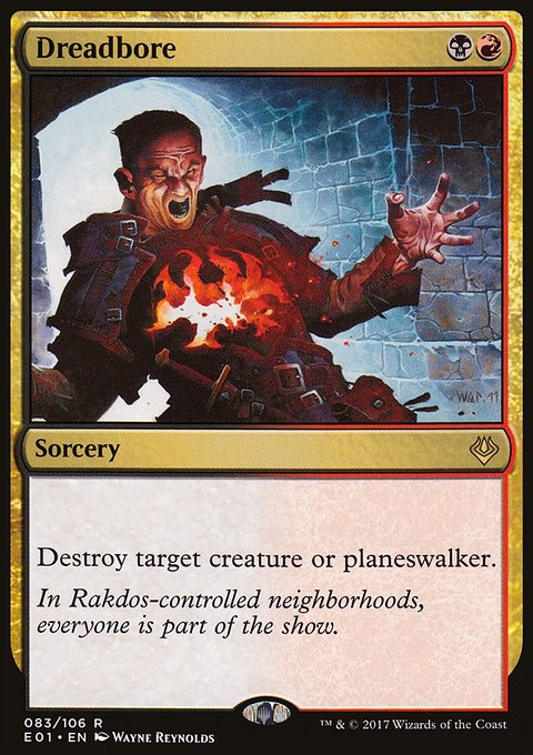 Dreadbore, Archenemy: Nicol Bolas #83, Magic: The Gathering card