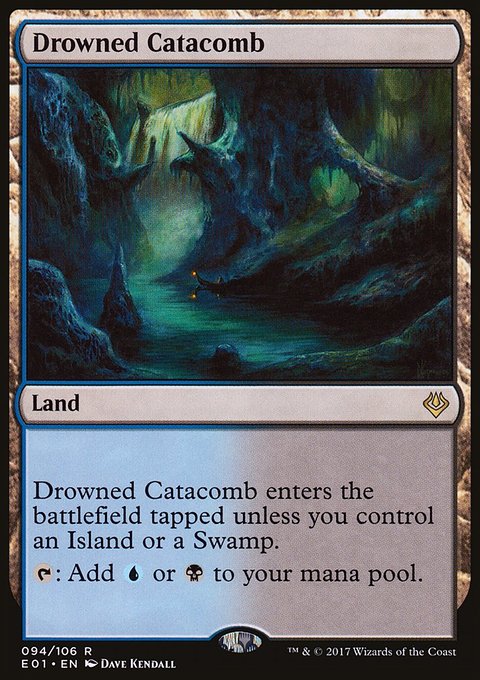 Drowned Catacomb, Archenemy: Nicol Bolas #94, Magic: The Gathering card