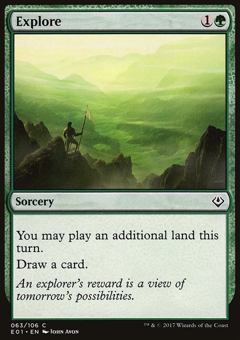 Explore, Archenemy: Nicol Bolas #63, Magic: The Gathering card