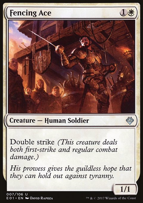 Fencing Ace, Archenemy: Nicol Bolas #7, Magic: The Gathering card