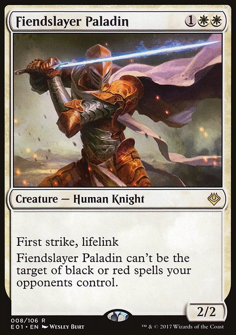 Fiendslayer Paladin, Archenemy: Nicol Bolas #8, Magic: The Gathering card