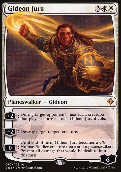 Gideon Jura, Archenemy: Nicol Bolas #10, Magic: The Gathering card