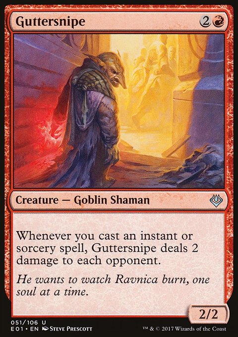 Guttersnipe, Archenemy: Nicol Bolas #51, Magic: The Gathering card