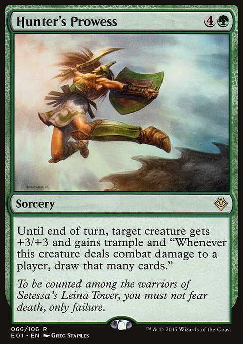 Hunter's Prowess, Archenemy: Nicol Bolas #66, Magic: The Gathering card