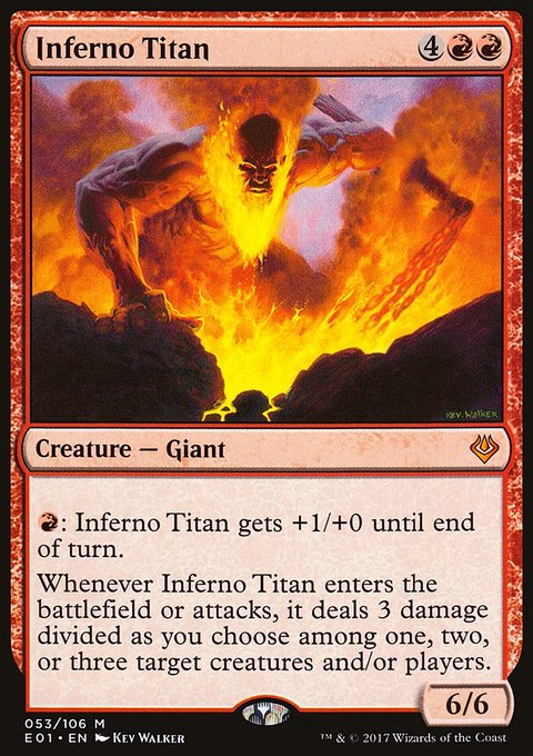 Inferno Titan, Archenemy: Nicol Bolas #53, Magic: The Gathering card