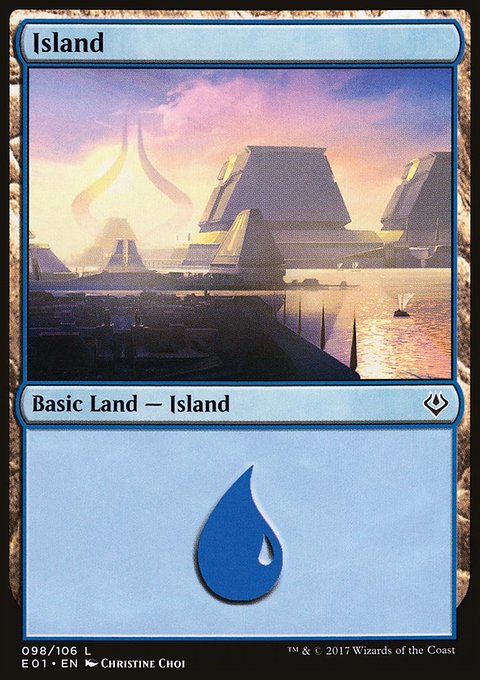 Island, Archenemy: Nicol Bolas #98, Magic: The Gathering card