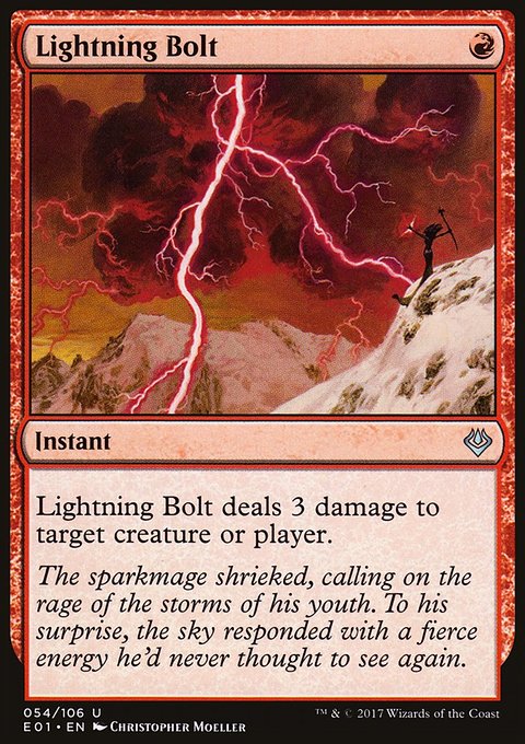 Lightning Bolt, Archenemy: Nicol Bolas #54, Magic: The Gathering card