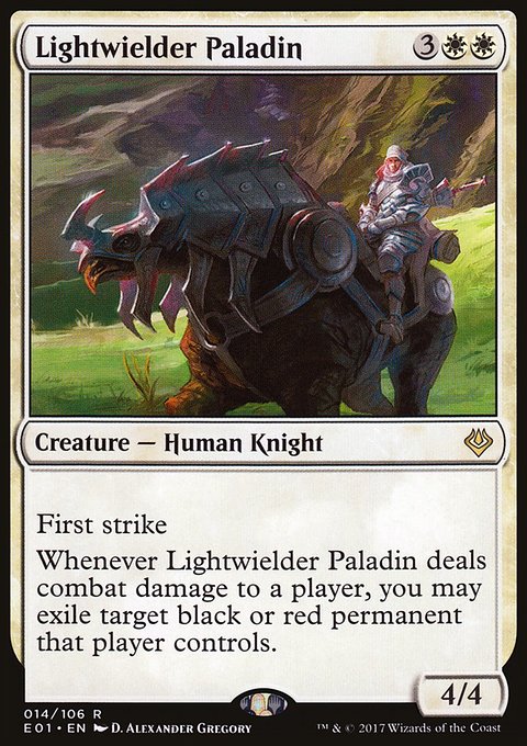 Lightwielder Paladin, Archenemy: Nicol Bolas #14, Magic: The Gathering card