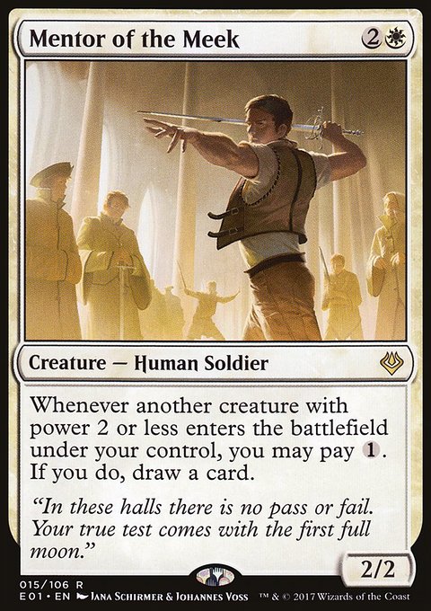 Mentor of the Meek, Archenemy: Nicol Bolas #15, Magic: The Gathering card