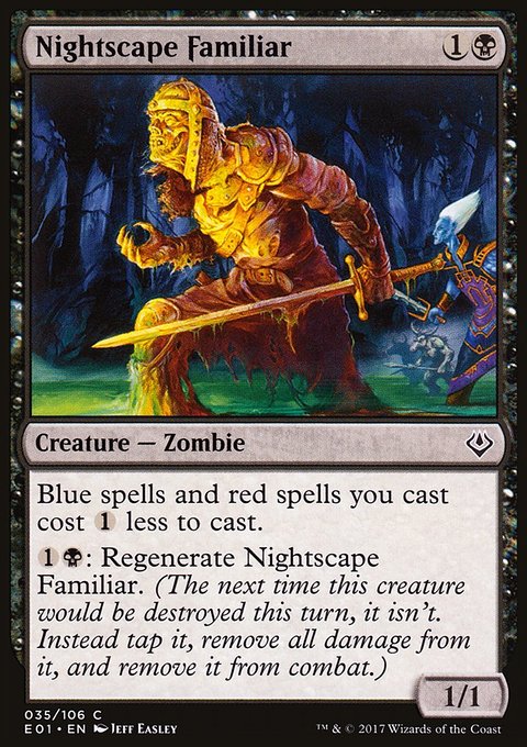 Nightscape Familiar, Archenemy: Nicol Bolas #35, Magic: The Gathering card