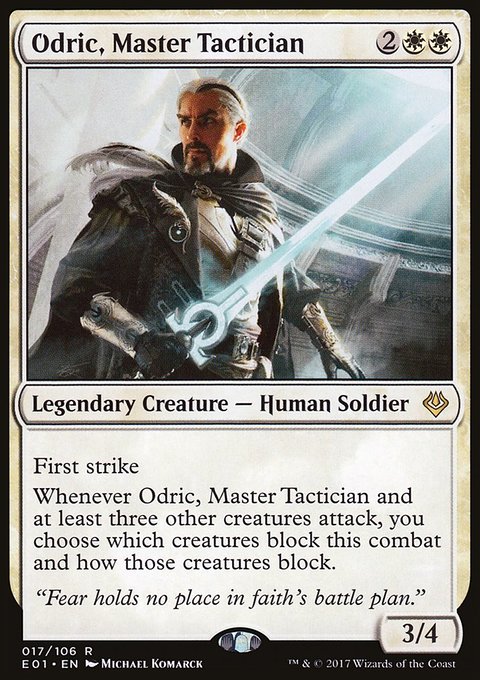 Odric, Master Tactician, Archenemy: Nicol Bolas #17, Magic: The Gathering card