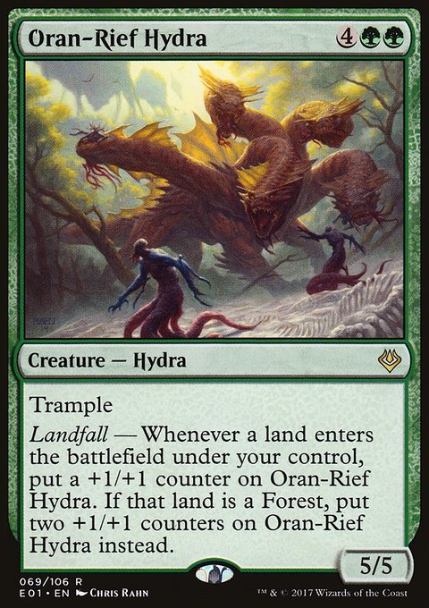 Oran-Rief Hydra, Archenemy: Nicol Bolas #69, Magic: The Gathering card