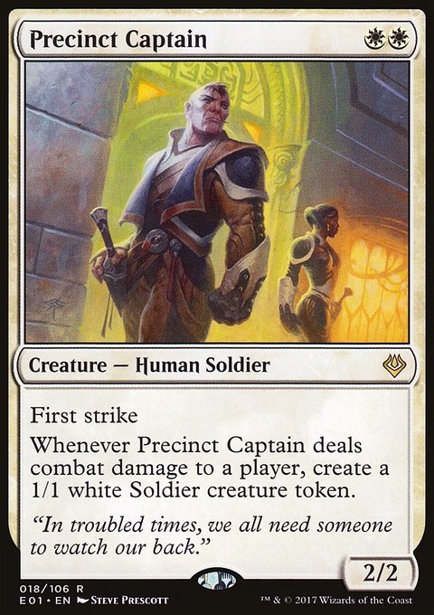 Precinct Captain, Archenemy: Nicol Bolas #18, Magic: The Gathering card