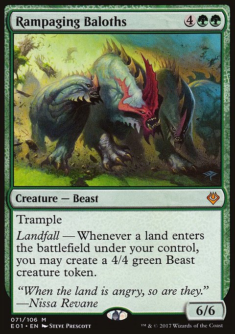 Rampaging Baloths, Archenemy: Nicol Bolas #71, Magic: The Gathering card