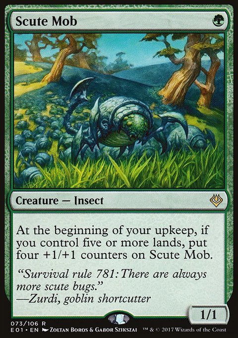 Scute Mob, Archenemy: Nicol Bolas #73, Magic: The Gathering card